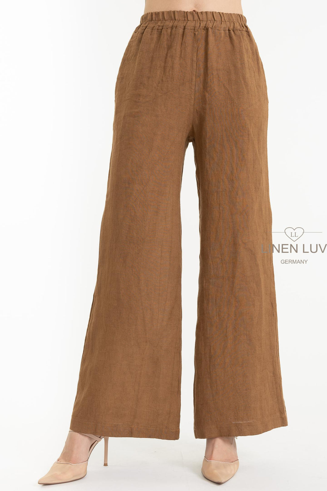 French Linen Streamline Pant - Breathable Naturals | Glam & Fame Clothing