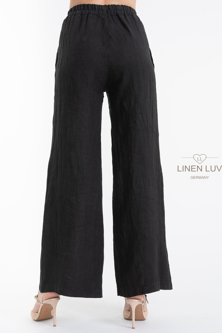 French Linen Streamline Pant - Breathable Naturals | Glam & Fame Clothing