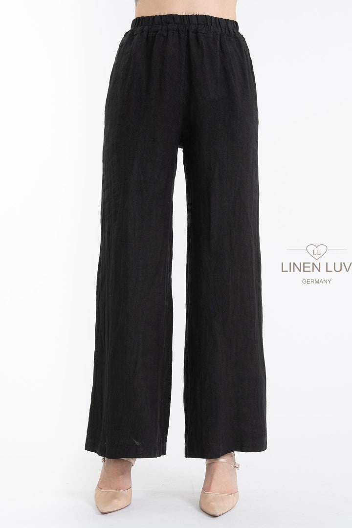 French Linen Streamline Pant - Breathable Naturals | Glam & Fame Clothing