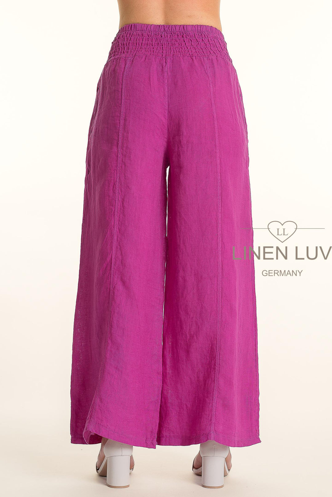 French Linen Wide Leg Pants - Breathable Naturals | Glam & Fame Clothing