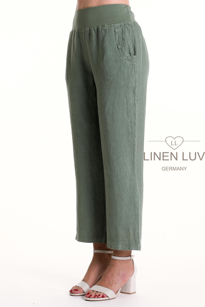 French Linen Dress Pant Premium Woven
