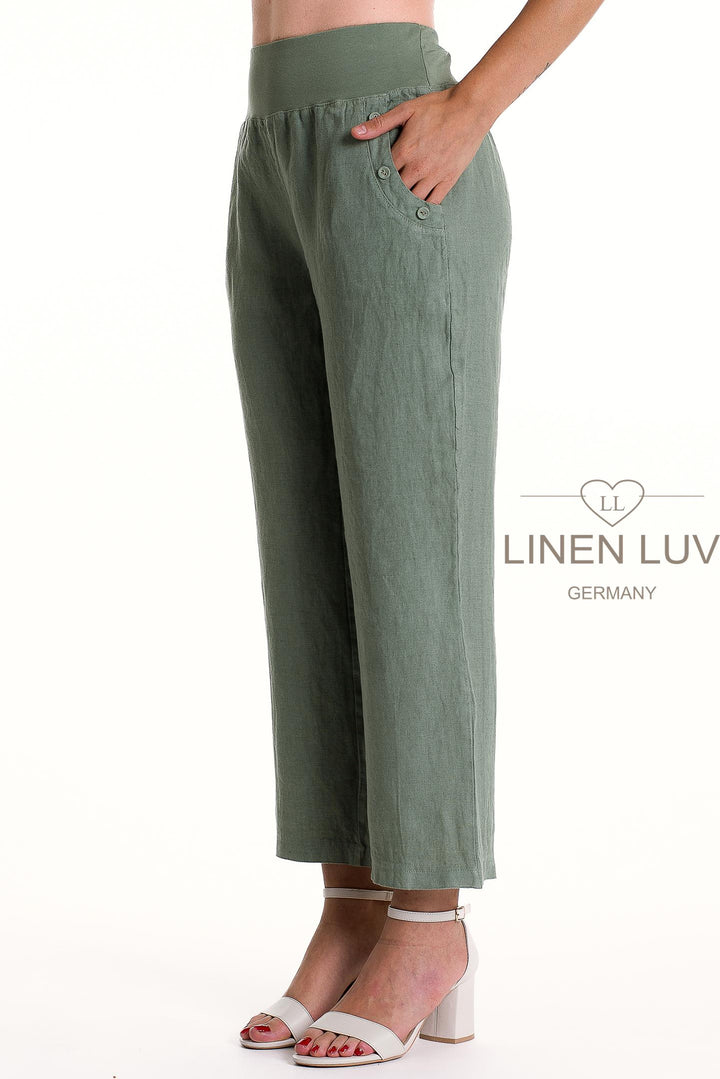 French Linen Dress Pant Premium Woven
