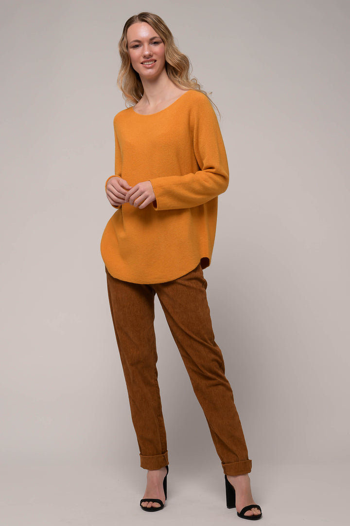 Euro Knit Pullover Sweater - Breathable Naturals | Glam & Fame Clothing