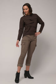 Euro Architect Top French Terry Cotton - Breathable Naturals | Glam & Fame Clothing