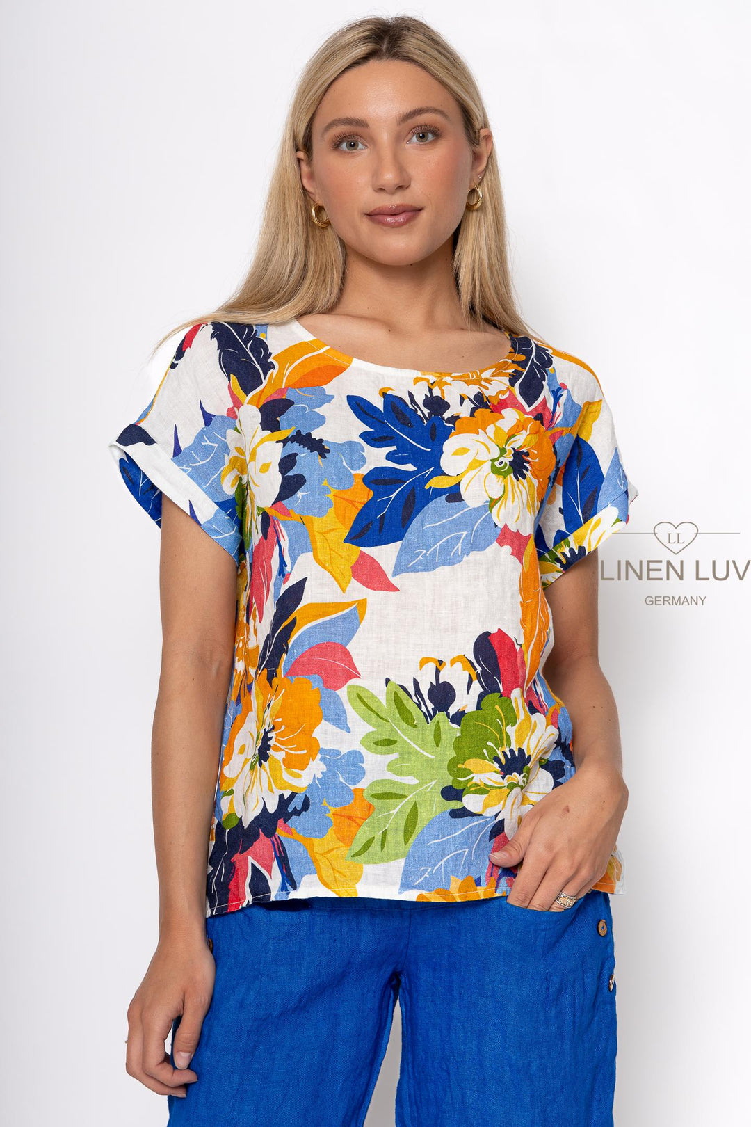 French Linen Top - Breathable Naturals | Glam & Fame Clothing