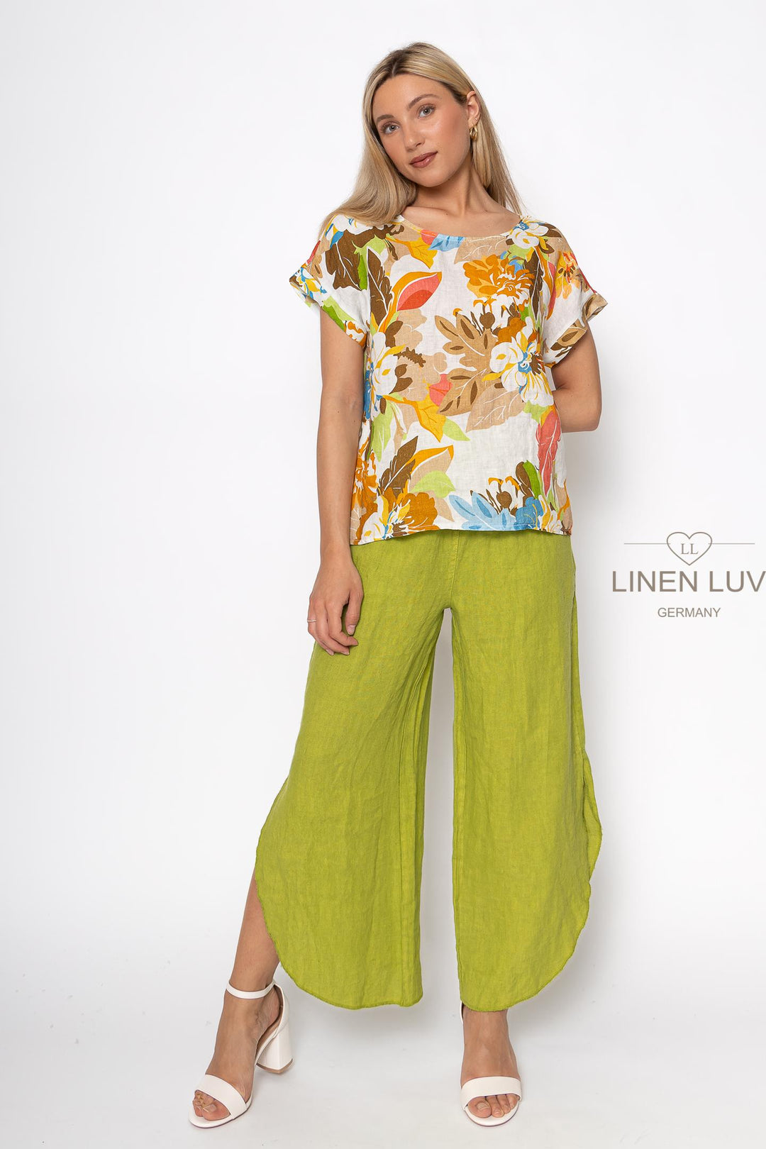 French Linen Top - Breathable Naturals | Glam & Fame Clothing