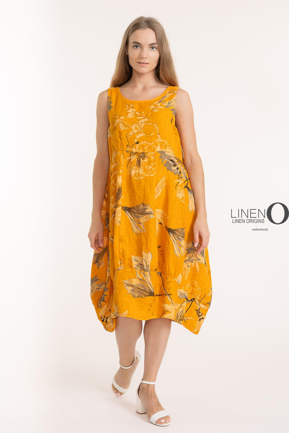 French Linen Shift Midi With Pockets - Breathable Naturals | Glam & Fame Clothing