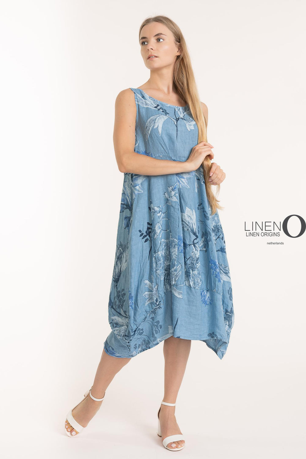 French Linen Shift Midi With Pockets - Breathable Naturals | Glam & Fame Clothing