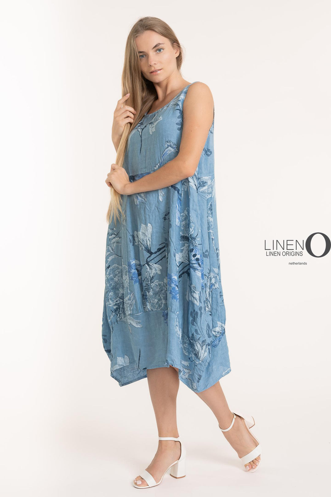 French Linen Shift Midi With Pockets - Breathable Naturals | Glam & Fame Clothing