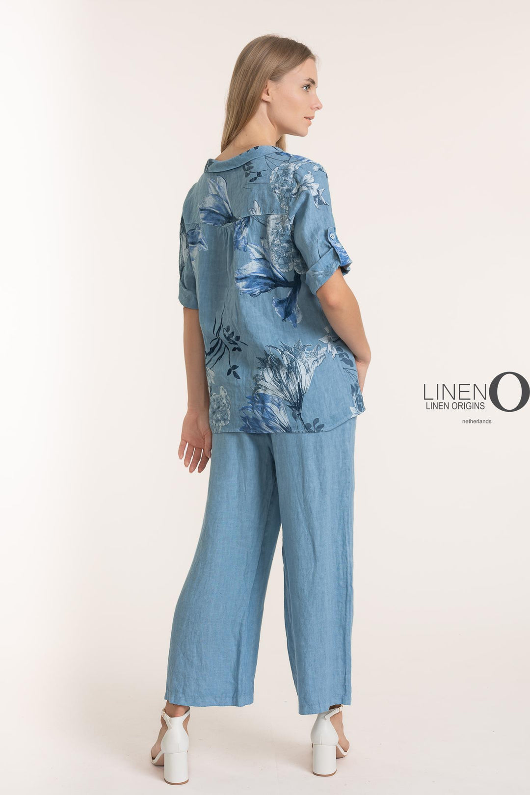 Premium Woven French Linen Blouse - Breathable Naturals | Glam & Fame Clothing