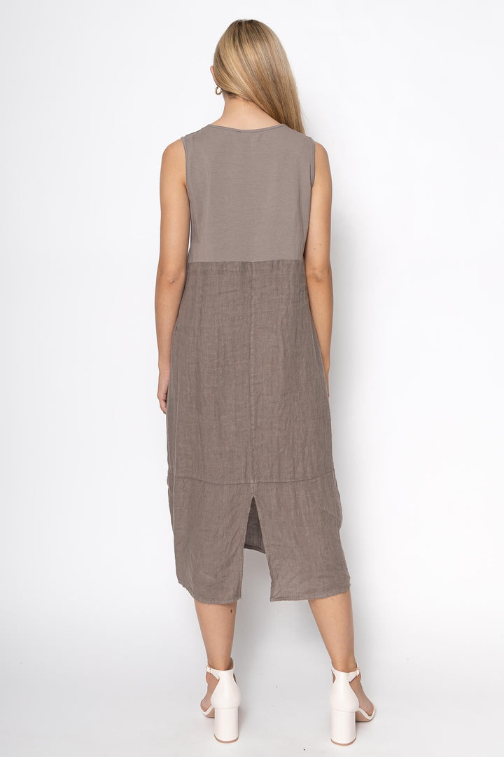 French Linen Camisole Shift Dress - Breathable Naturals | Glam & Fame Clothing