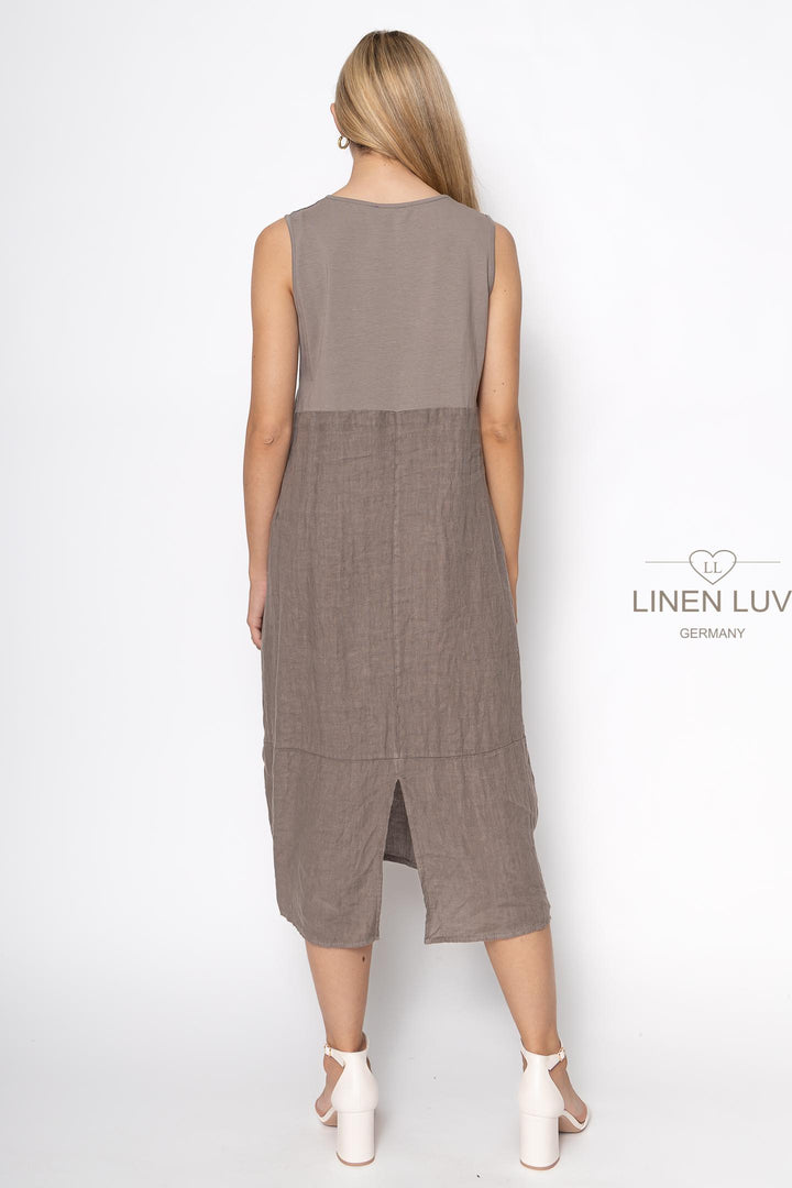 French Linen Camisole Shift Dress - Breathable Naturals | Glam & Fame Clothing