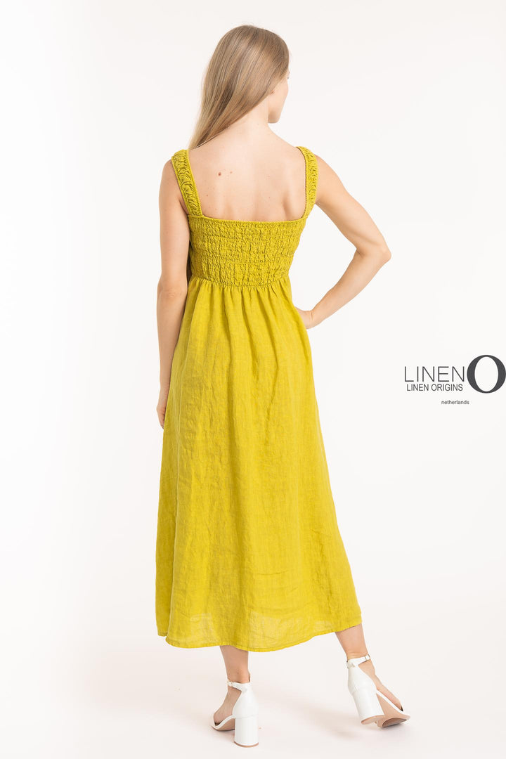 French Linen Dress Sundress - Breathable Naturals | Glam & Fame Clothing