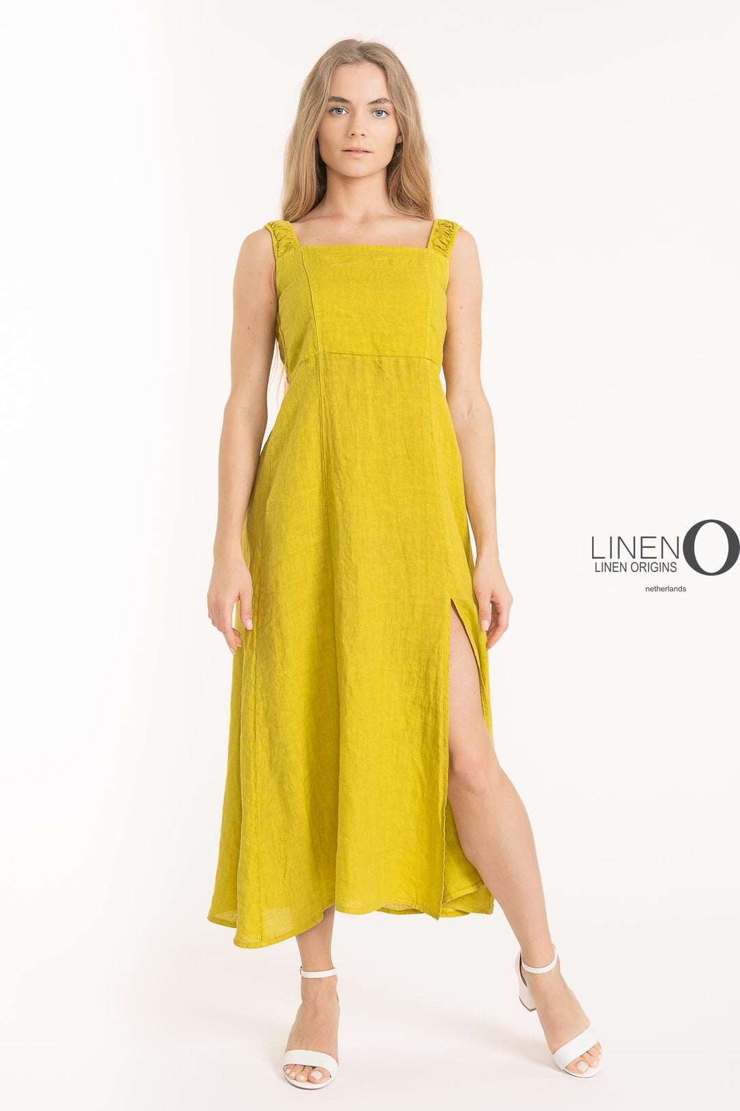 French Linen Dress Sundress - Breathable Naturals | Glam & Fame Clothing