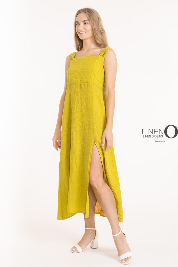 French Linen Dress Sundress - Breathable Naturals | Glam & Fame Clothing