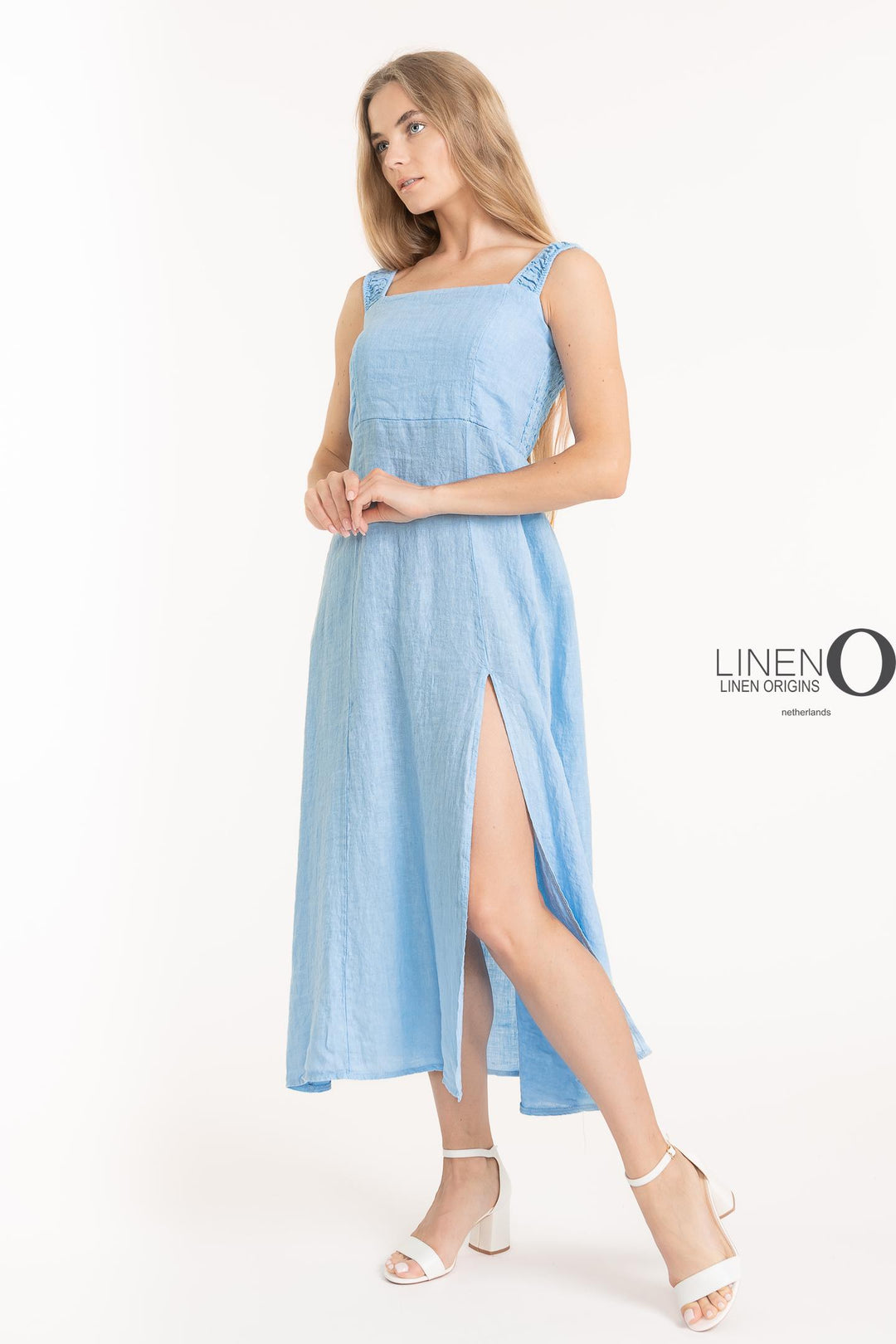 French Linen Dress Sundress - Breathable Naturals | Glam & Fame Clothing
