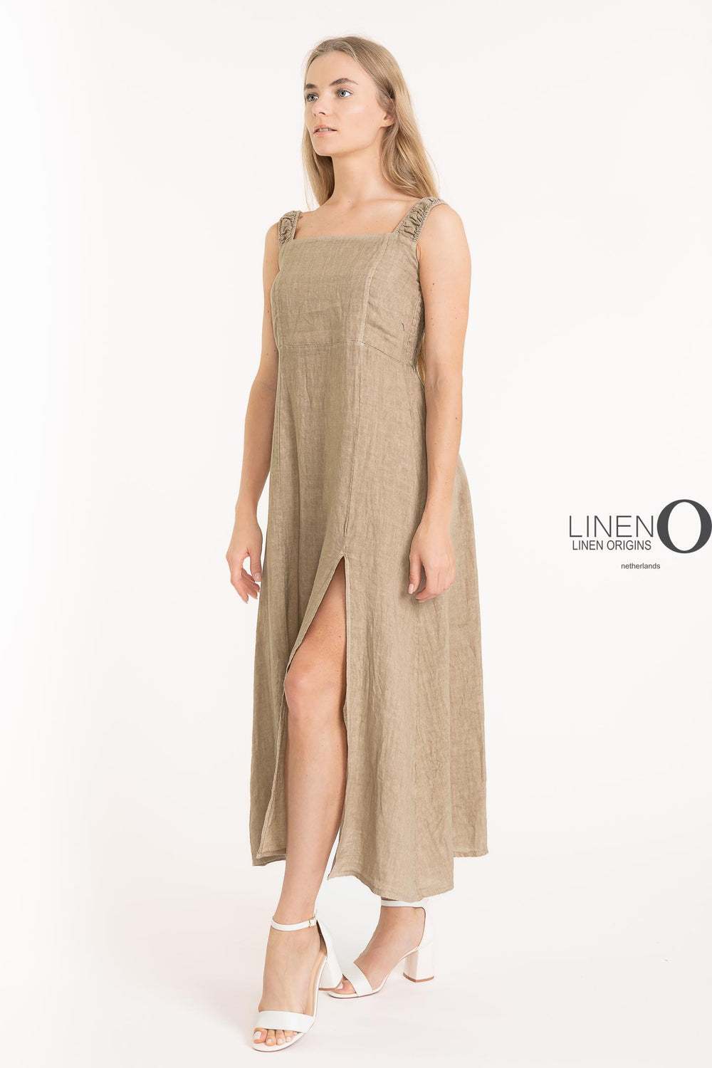 French Linen Dress Sundress - Breathable Naturals | Glam & Fame Clothing