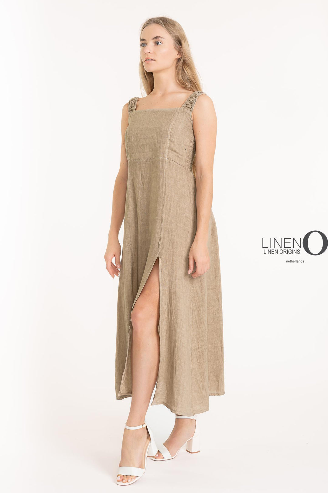 French Linen Dress Sundress - Breathable Naturals | Glam & Fame Clothing