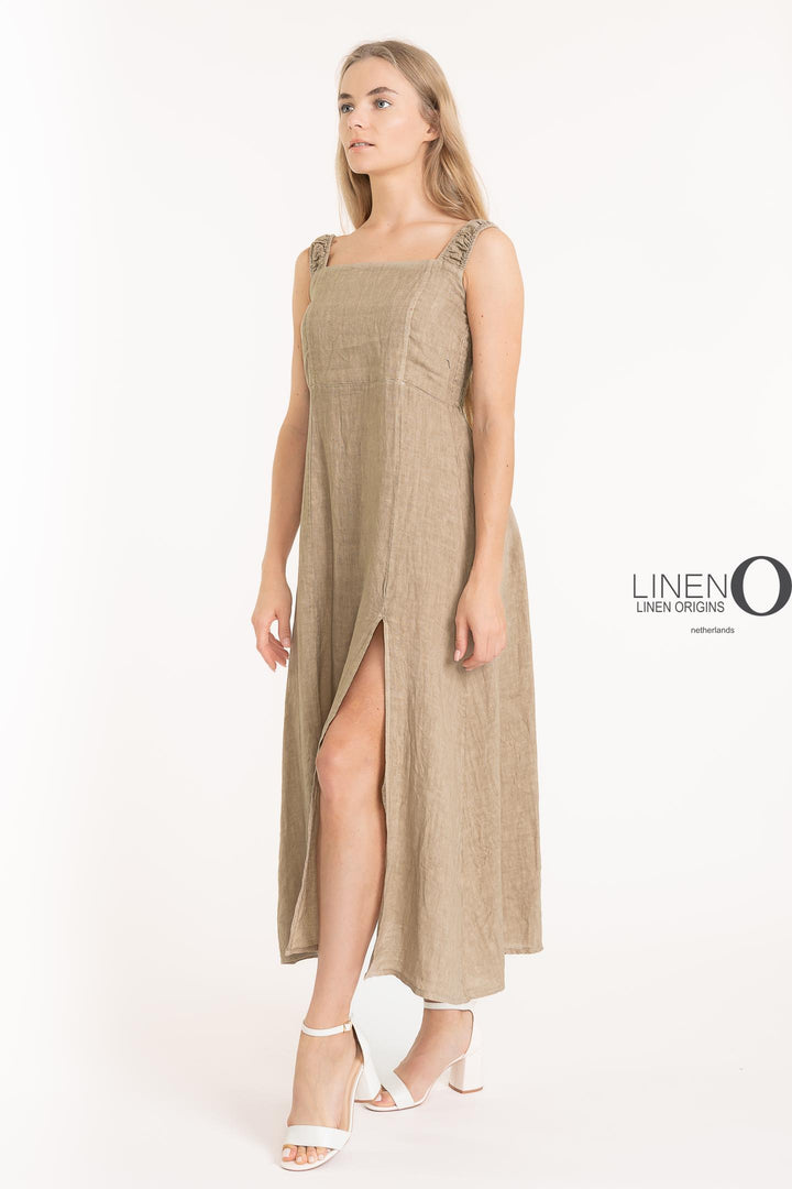 French Linen Dress Sundress - Breathable Naturals | Glam & Fame Clothing