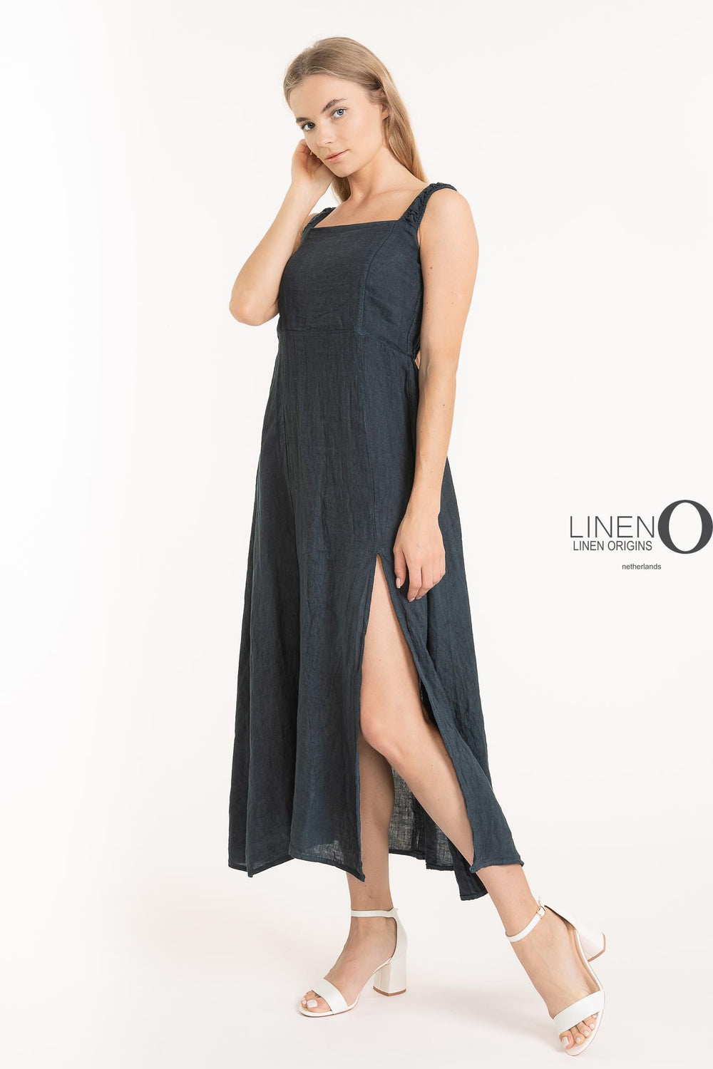 French Linen Dress Sundress - Breathable Naturals | Glam & Fame Clothing