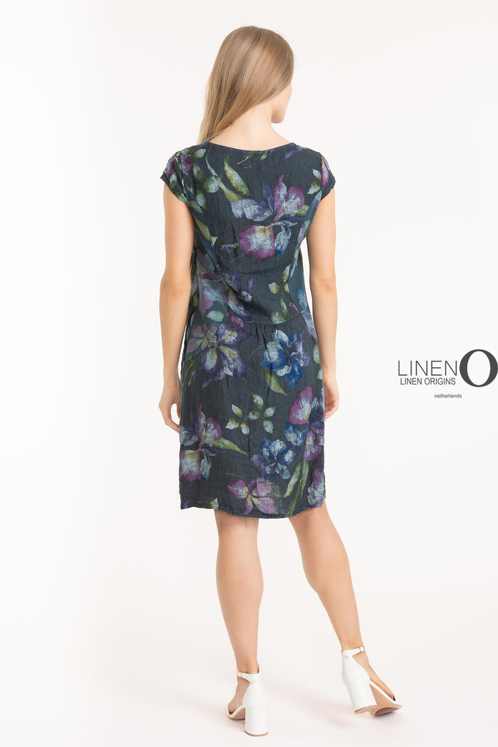 French Linen Sheath Dress With Pockets - Breathable Naturals | Glam & Fame Clothing