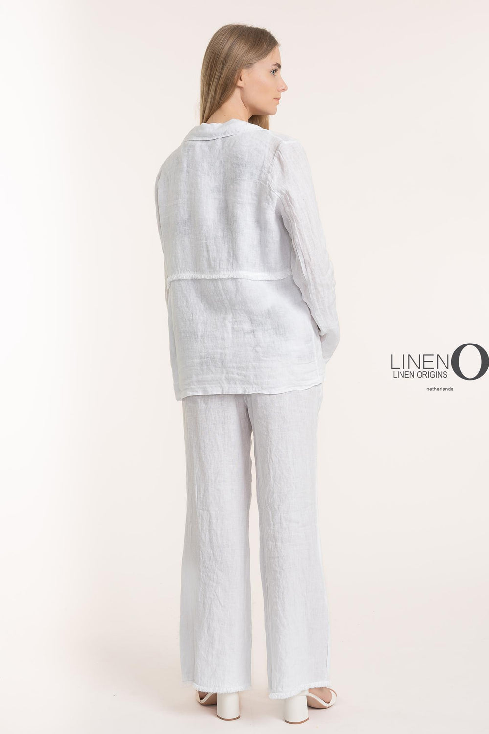 French Linen Blazer Premium Woven - Breathable Naturals | Glam & Fame Clothing