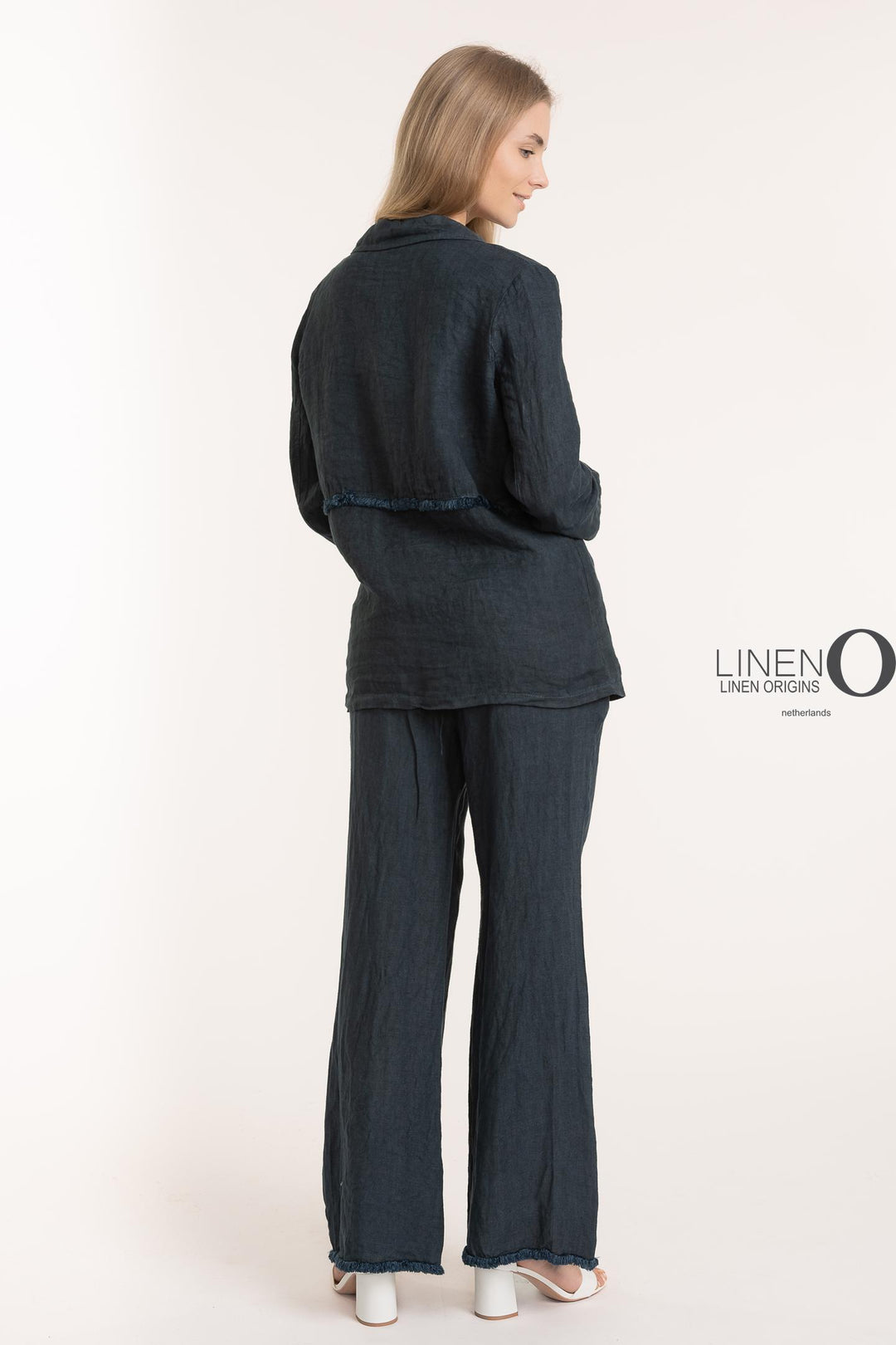 French Linen Blazer Premium Woven - Breathable Naturals | Glam & Fame Clothing