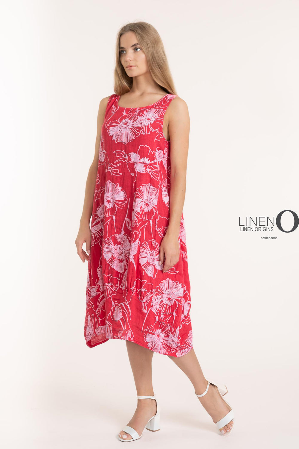 French Linen Shift Midi With Pockets - Breathable Naturals | Glam & Fame Clothing