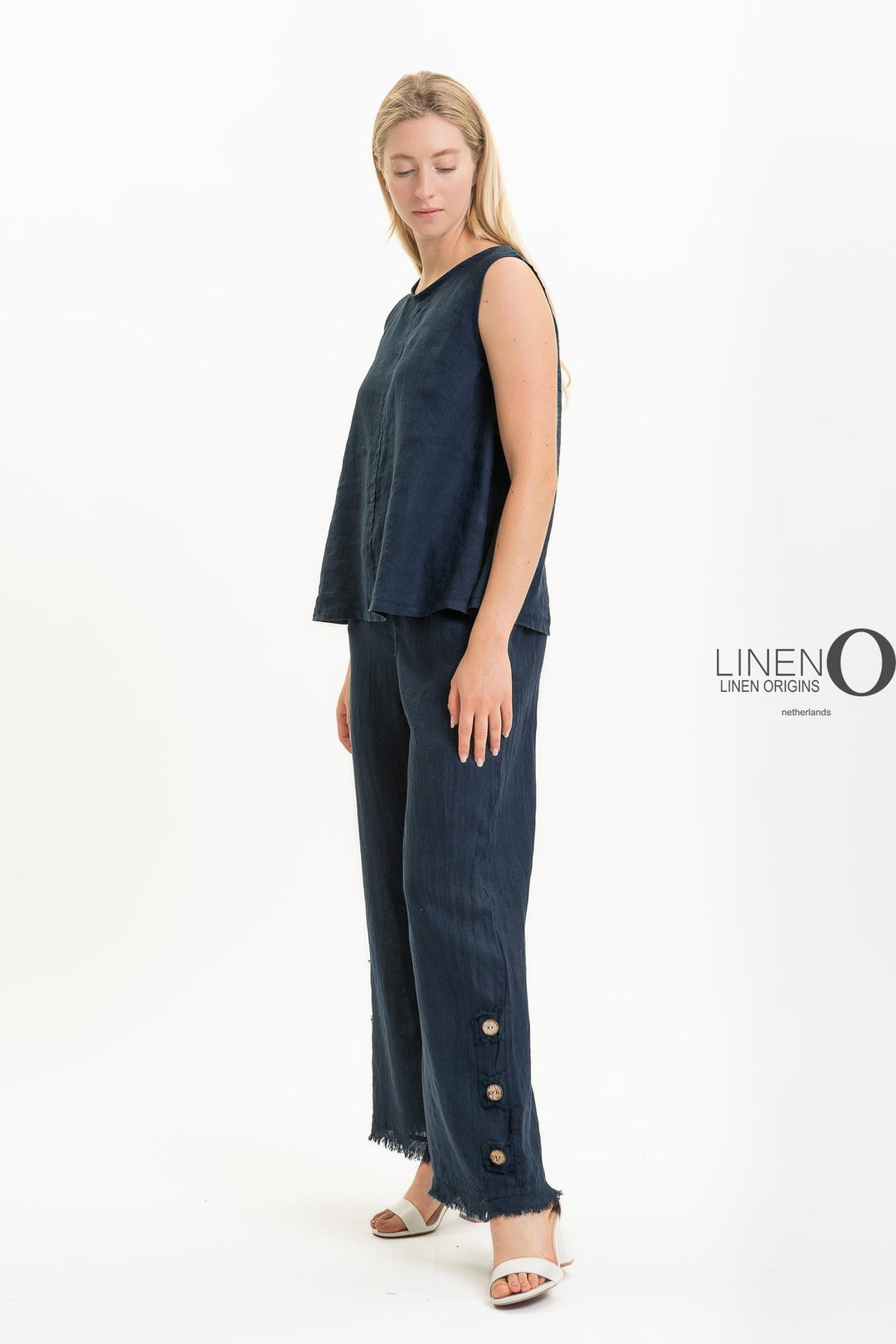 French Linen Top - Breathable Naturals | Glam & Fame Clothing