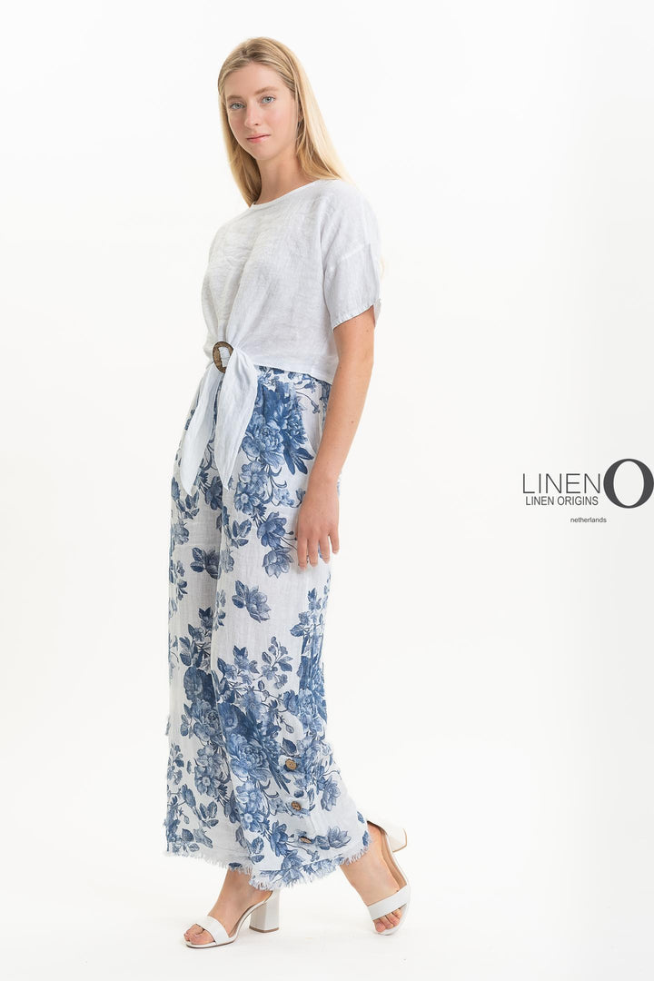 French Linen Crop Top - Breathable Naturals | Glam & Fame Clothing