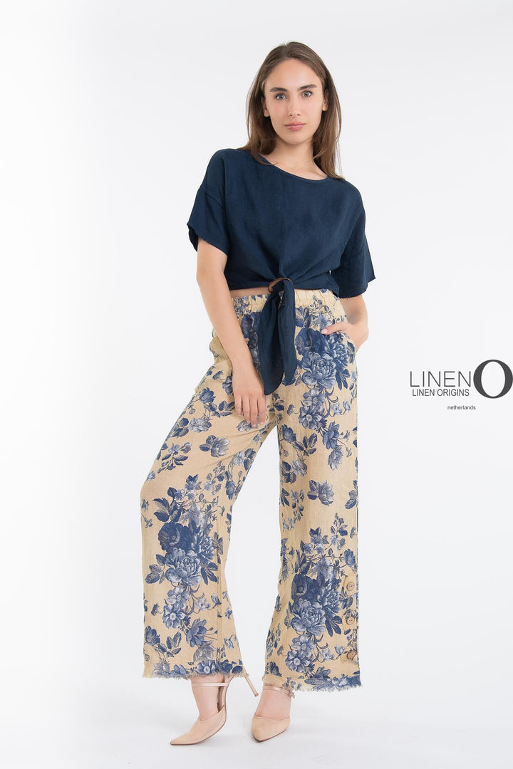 French Linen Crop Top - Breathable Naturals | Glam & Fame Clothing