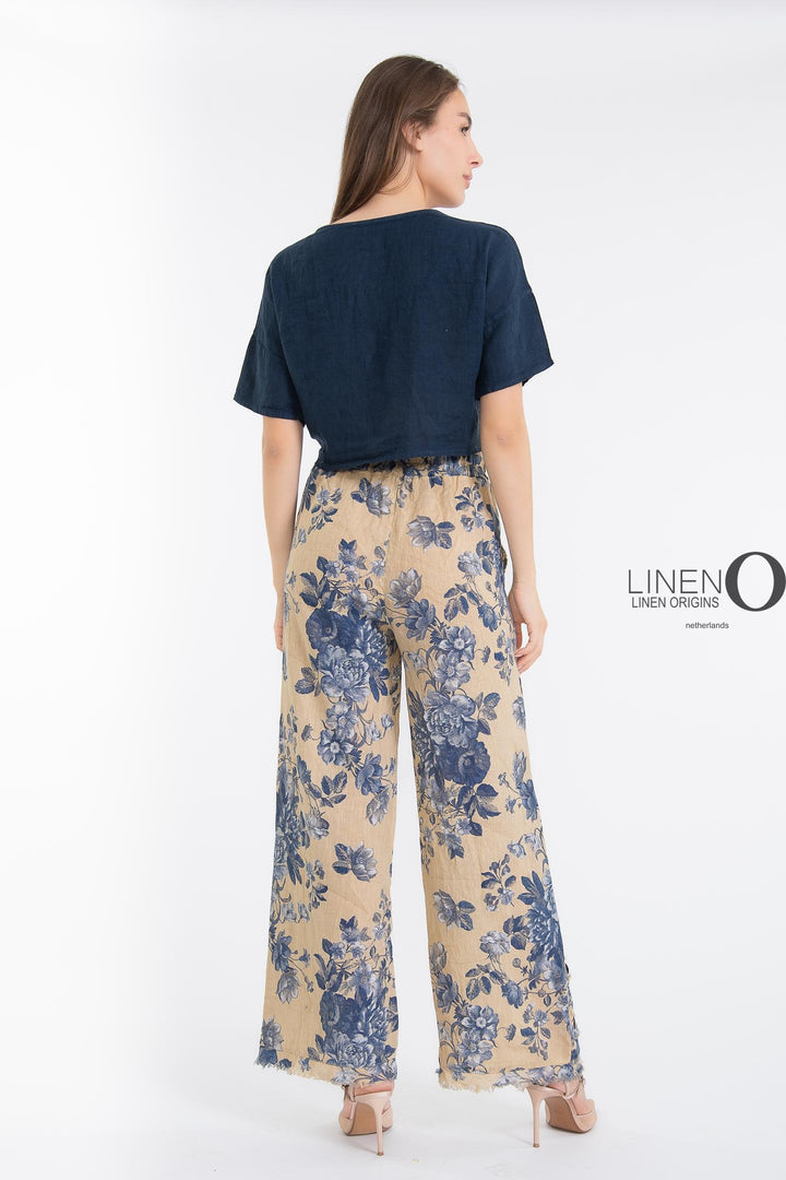 French Linen Crop Top - Breathable Naturals | Glam & Fame Clothing