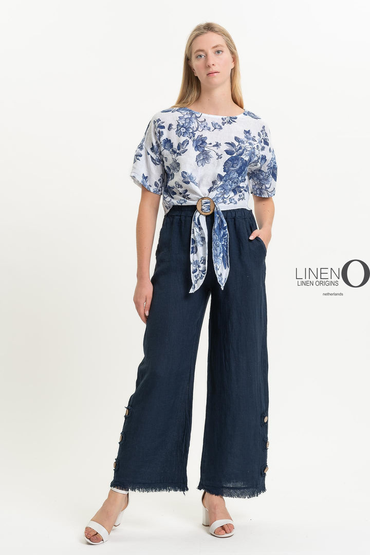 French Linen Crop Top - Breathable Naturals | Glam & Fame Clothing