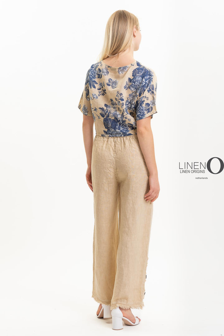 French Linen Crop Top - Breathable Naturals | Glam & Fame Clothing