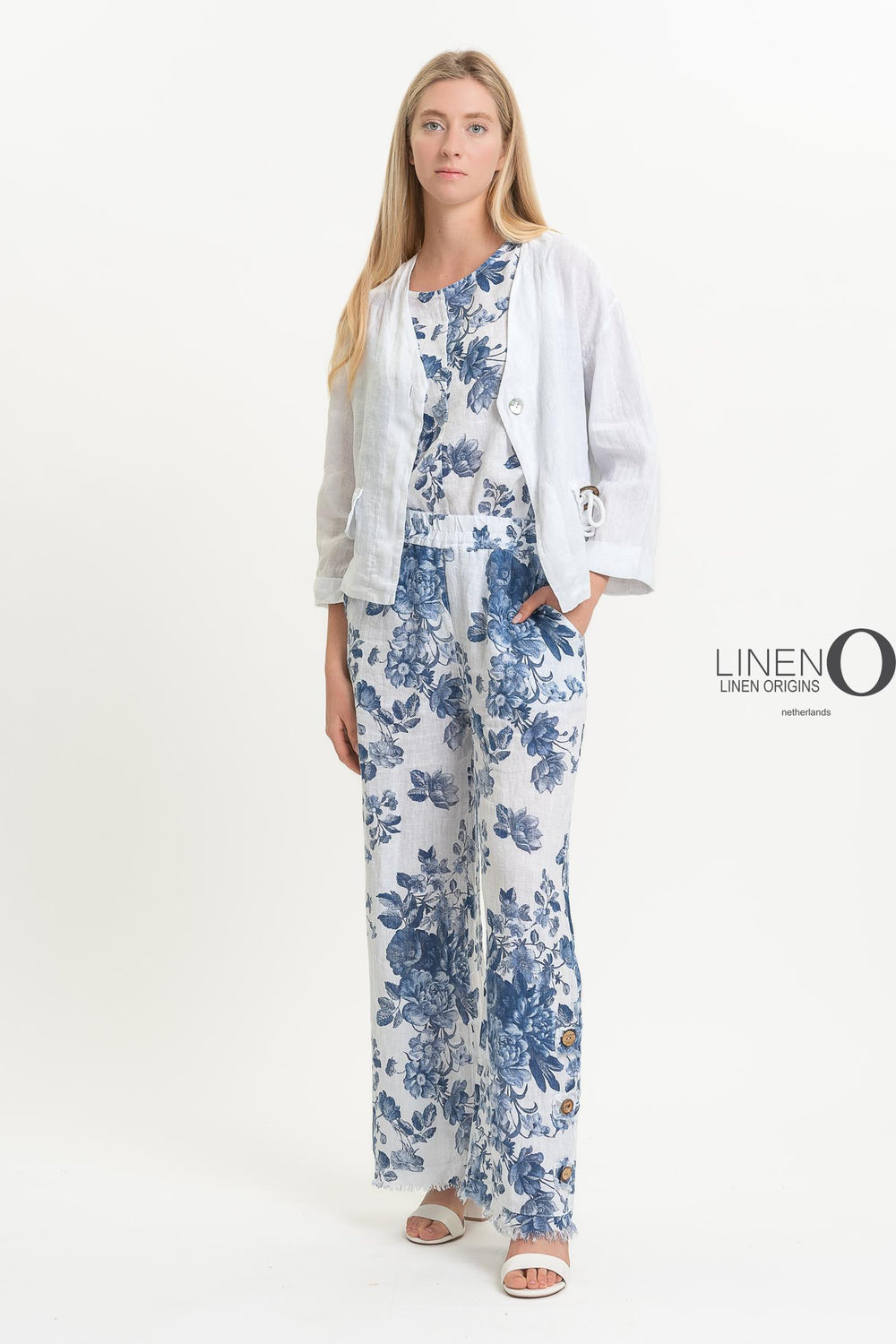 French Linen Jacket - Breathable Naturals | Glam & Fame Clothing