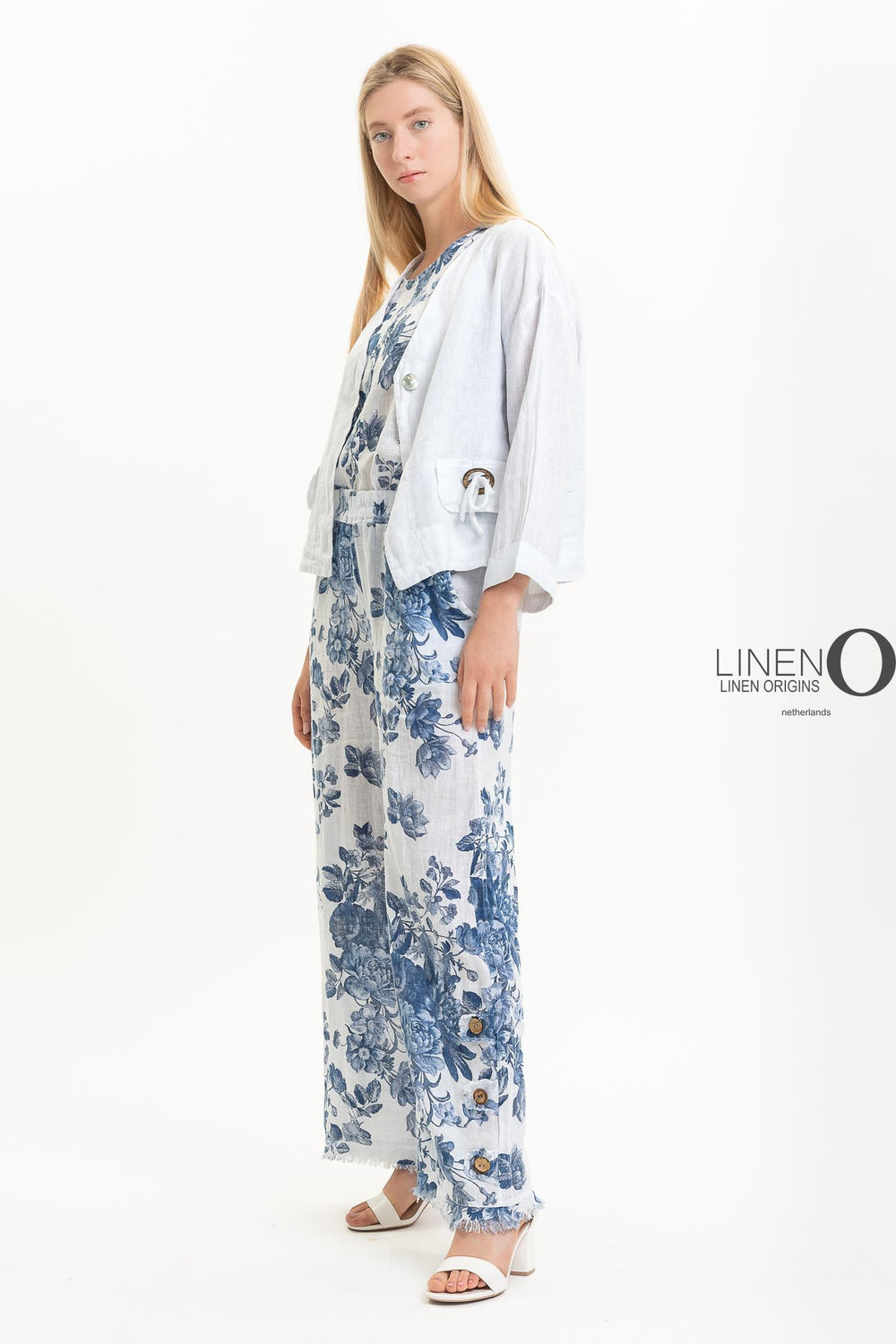 French Linen Jacket - Breathable Naturals | Glam & Fame Clothing