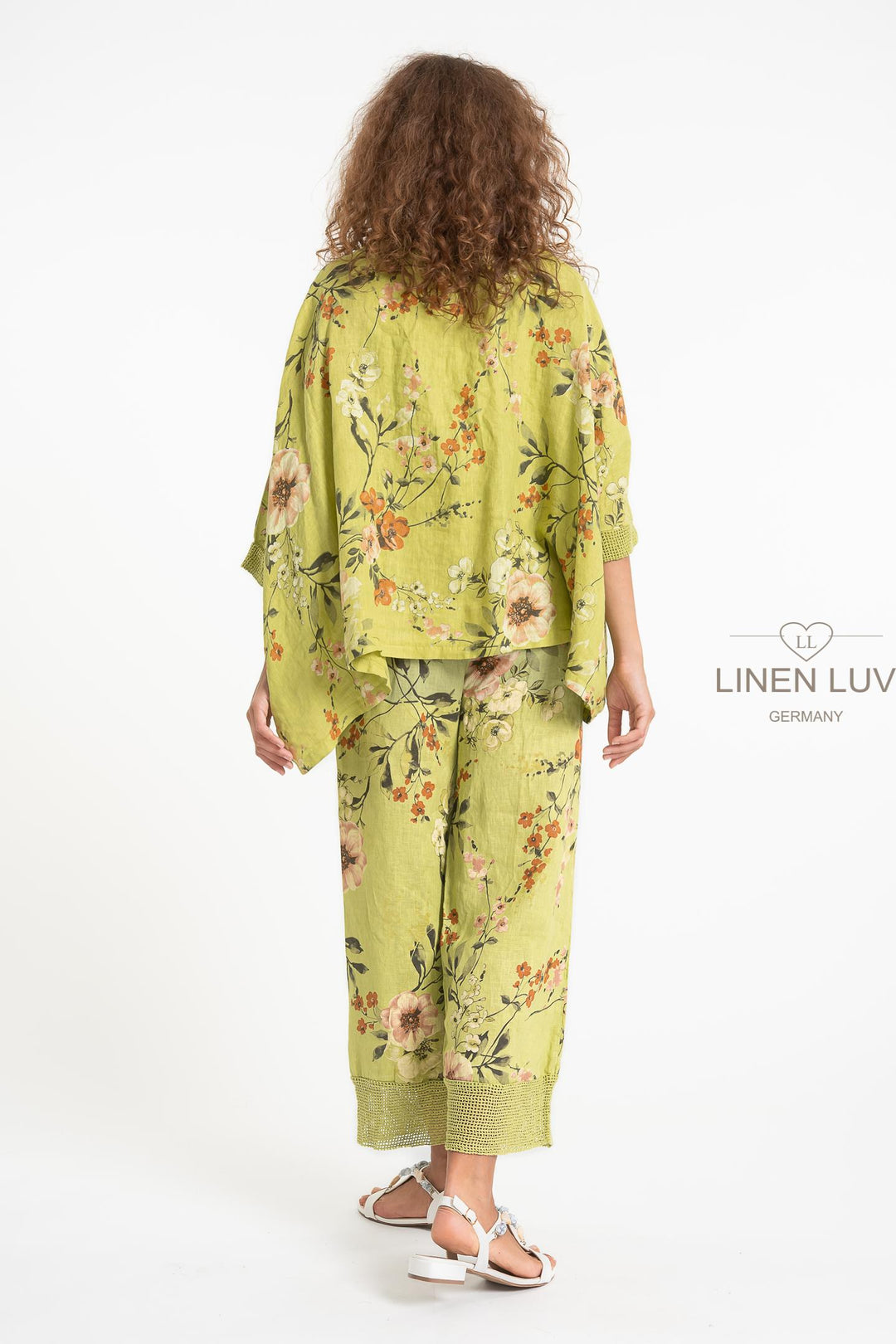 French Linen Short Duster Cardi