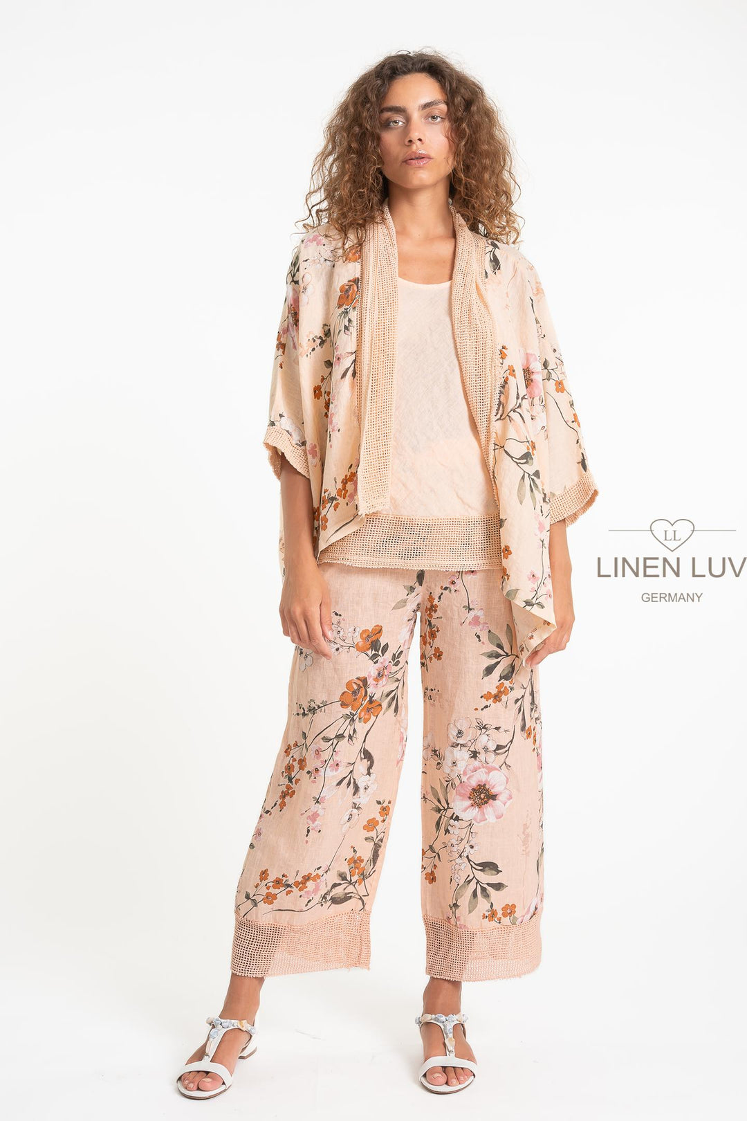 French Linen Short Duster Cardi - Breathable Naturals | Glam & Fame Clothing
