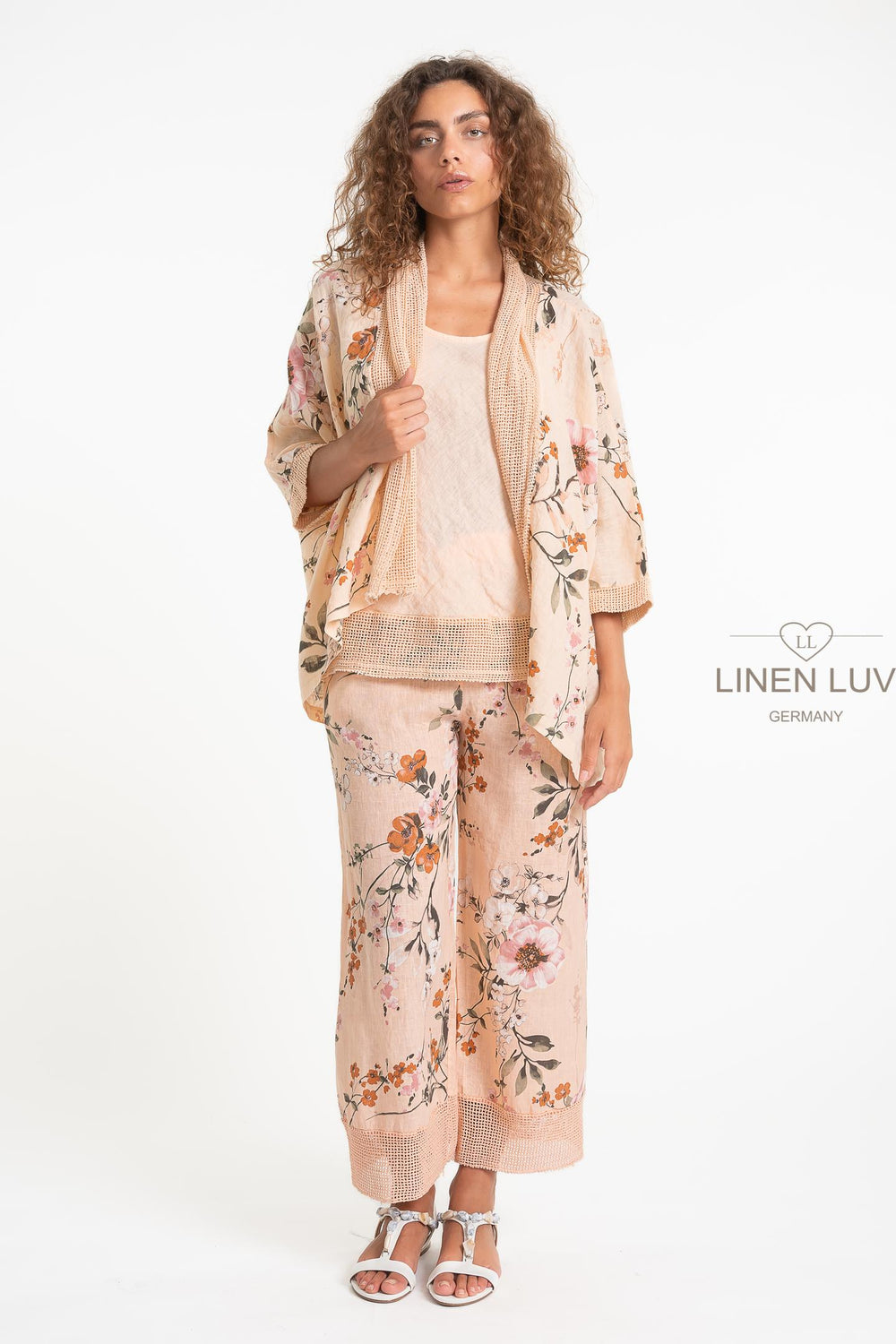French Linen Short Duster Cardi - Breathable Naturals | Glam & Fame Clothing