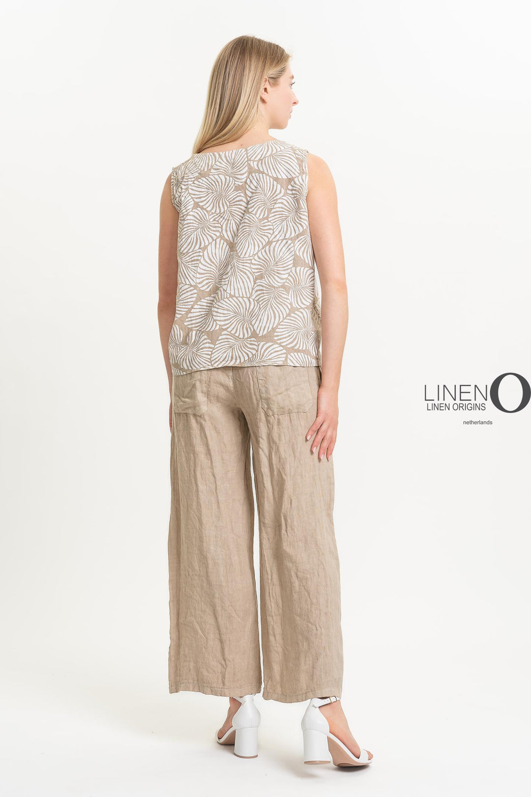 French Linen Sleeveless Top
