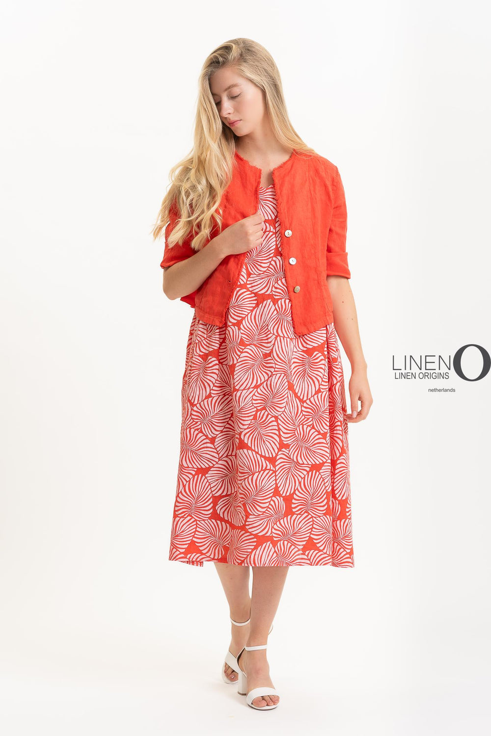 French Linen Jacket Heavy Linen - Breathable Naturals | Glam & Fame Clothing