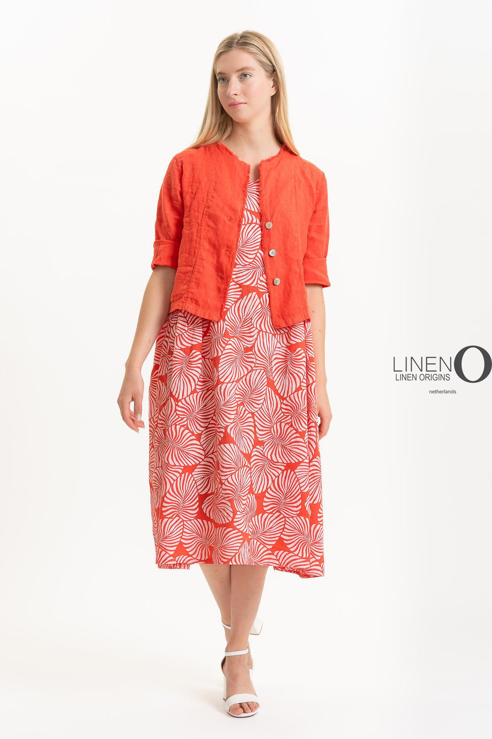 French Linen Jacket Heavy Linen - Breathable Naturals | Glam & Fame Clothing