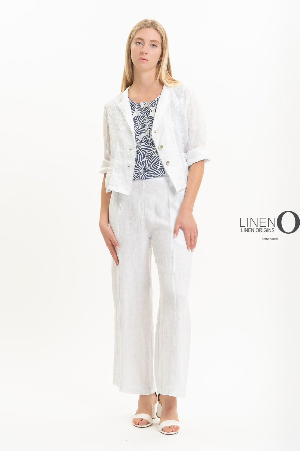 French Linen Jacket Heavy Linen - Breathable Naturals | Glam & Fame Clothing