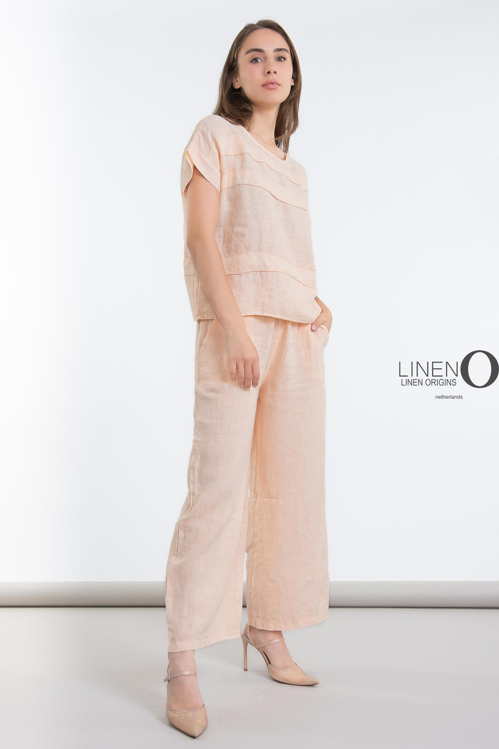 French Linen Top - Breathable Naturals | Glam & Fame Clothing