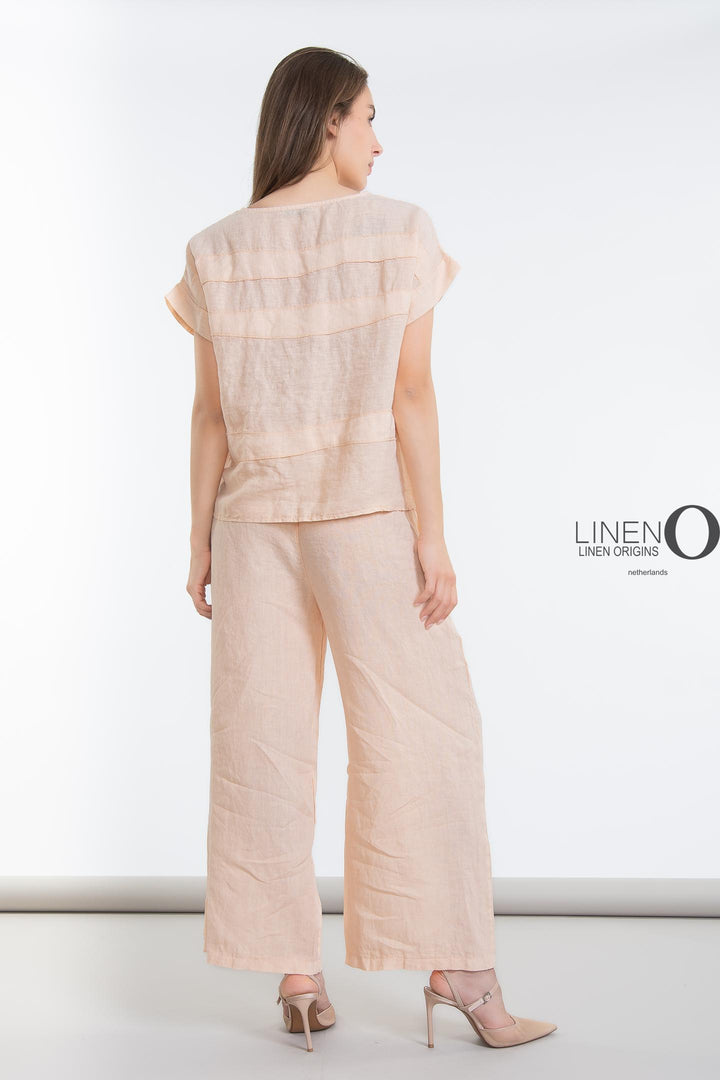 French Linen Top - Breathable Naturals | Glam & Fame Clothing