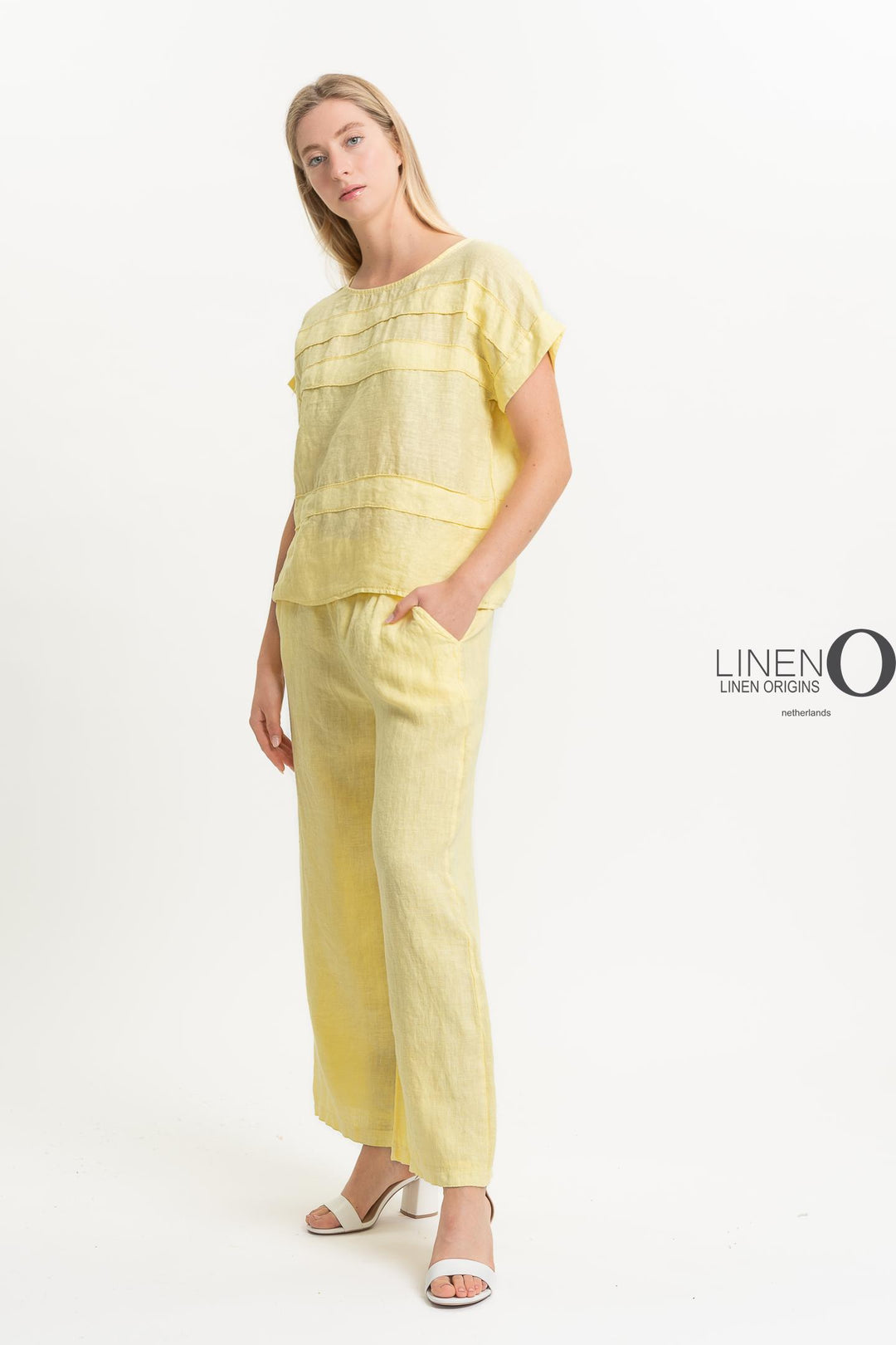 French Linen Top - Breathable Naturals | Glam & Fame Clothing