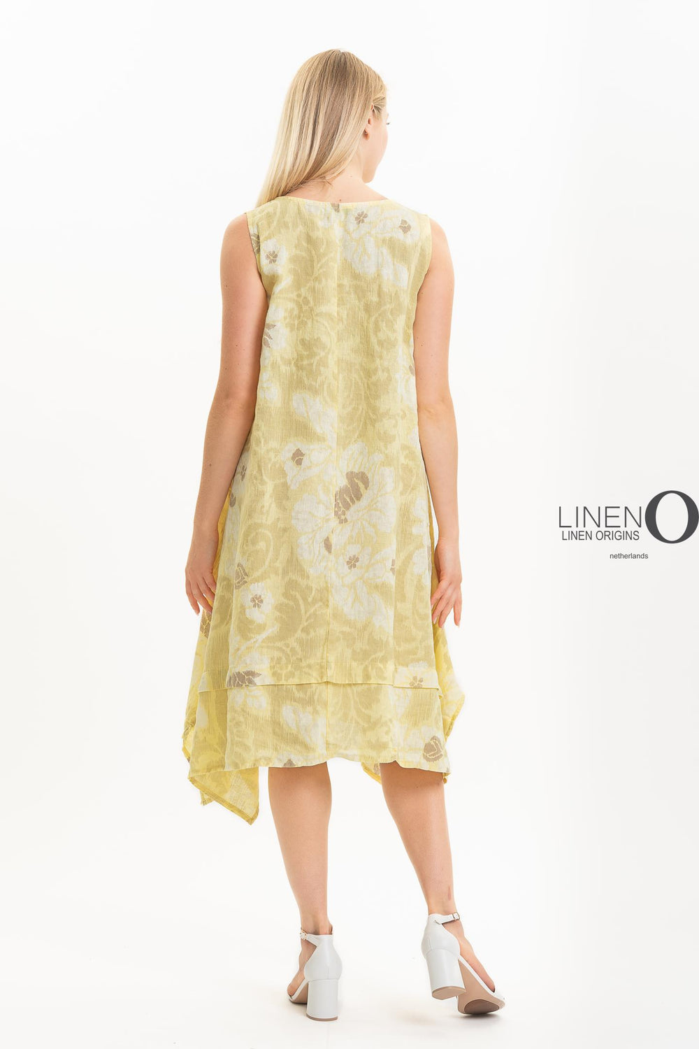 French Linen Dress A-Line Dress - Breathable Naturals | Glam & Fame Clothing