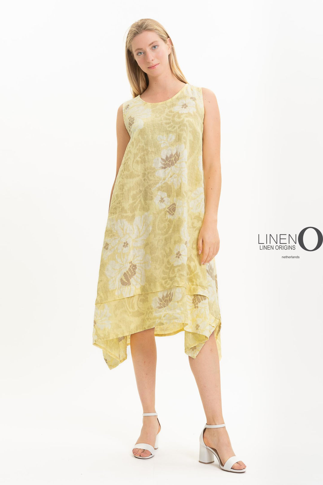 French Linen Dress A-Line Dress - Breathable Naturals | Glam & Fame Clothing