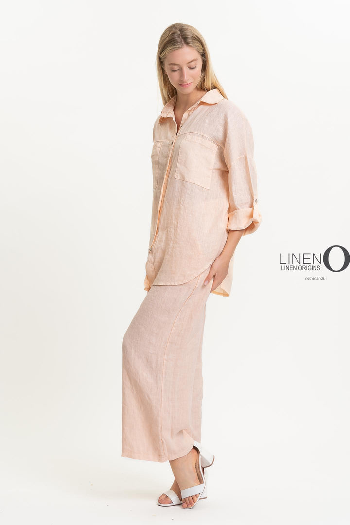 French Linen Shirt - Breathable Naturals | Glam & Fame Clothing