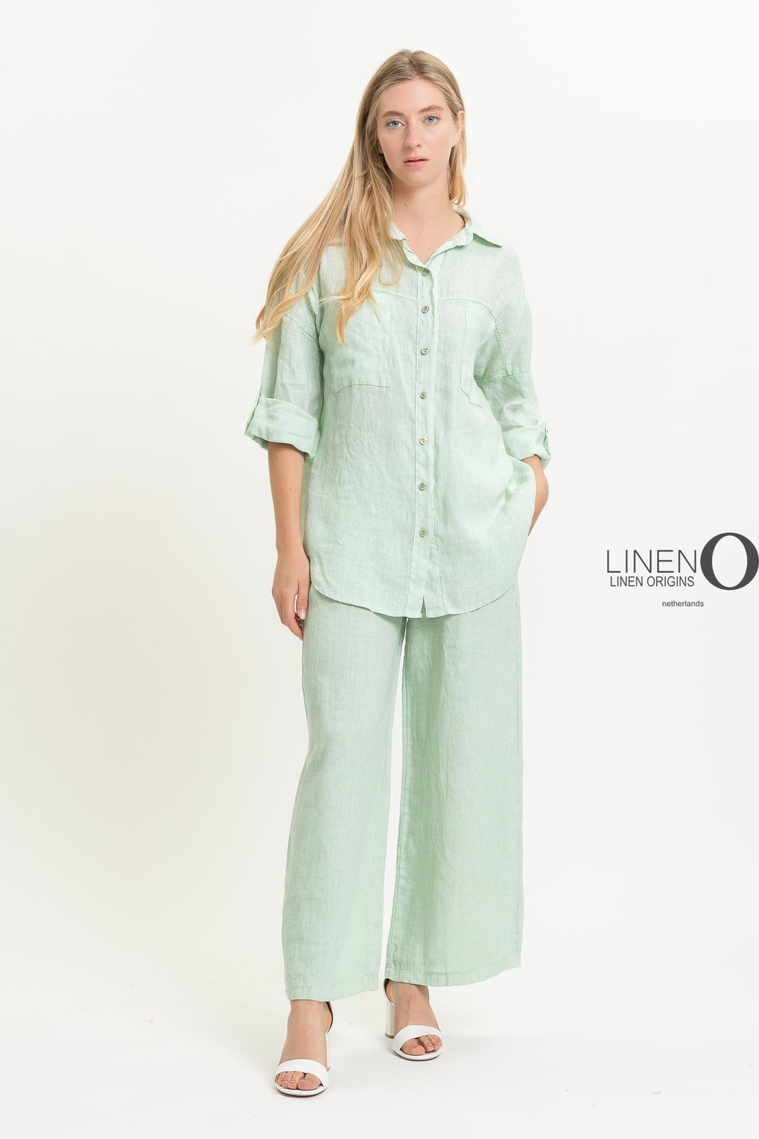 French Linen Shirt - Breathable Naturals | Glam & Fame Clothing